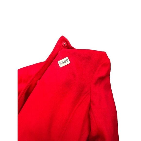 J. Jill Women's Red Wool Blend Hooded Coat Size S - Picture 9 of 9